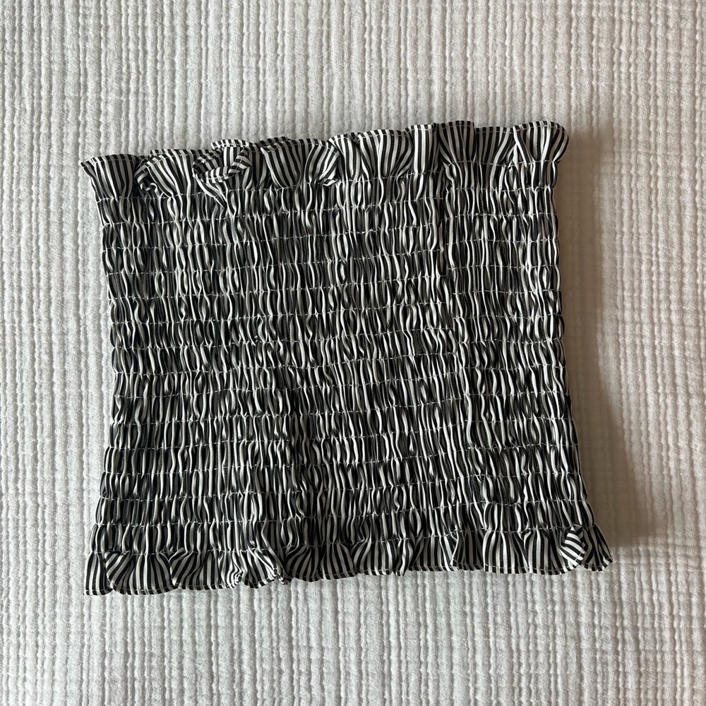 scrunch tube top